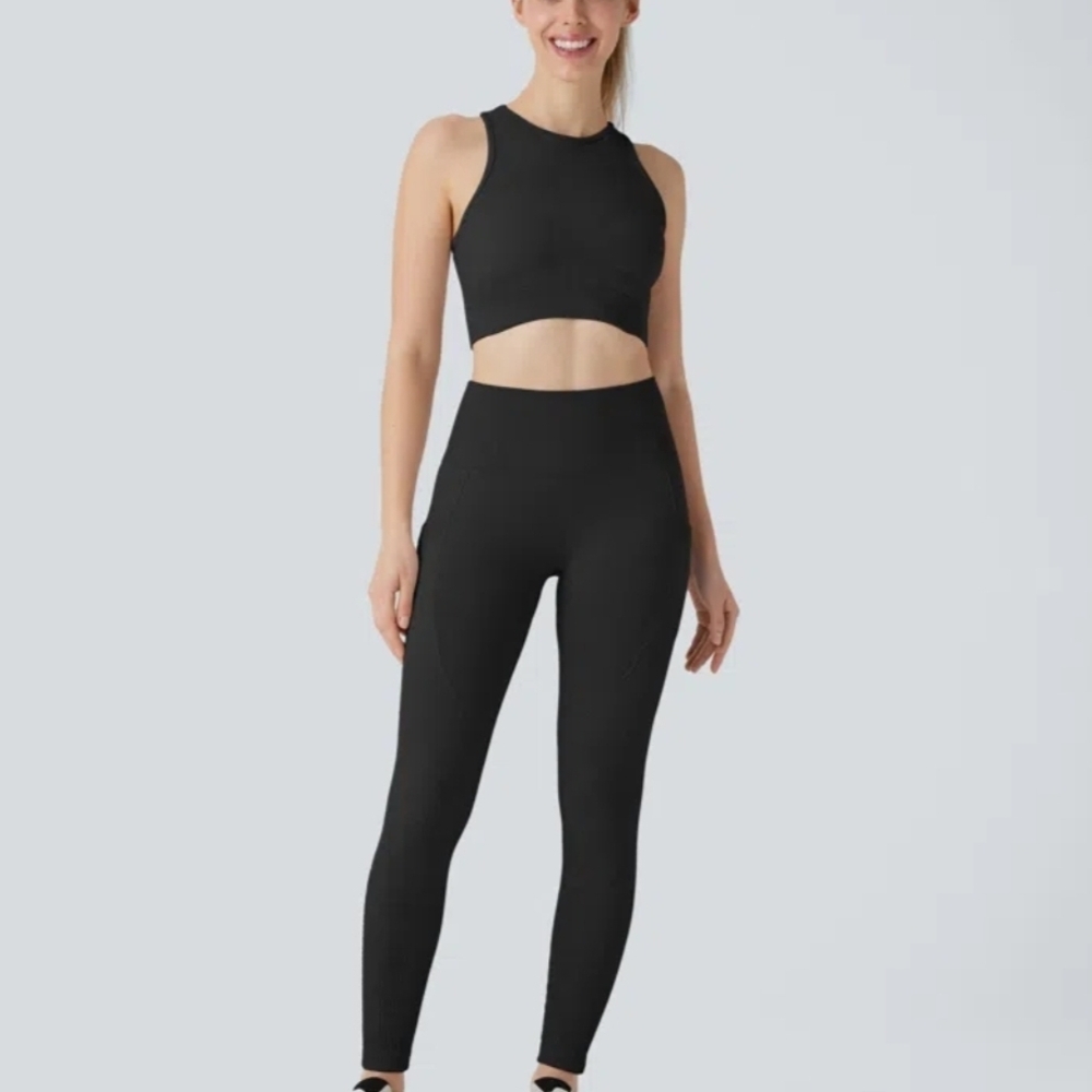 Women's Black High-Waisted Leggings